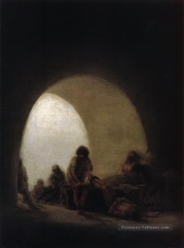 Une scène de prison Francisco de Goya Peinture à l'huile